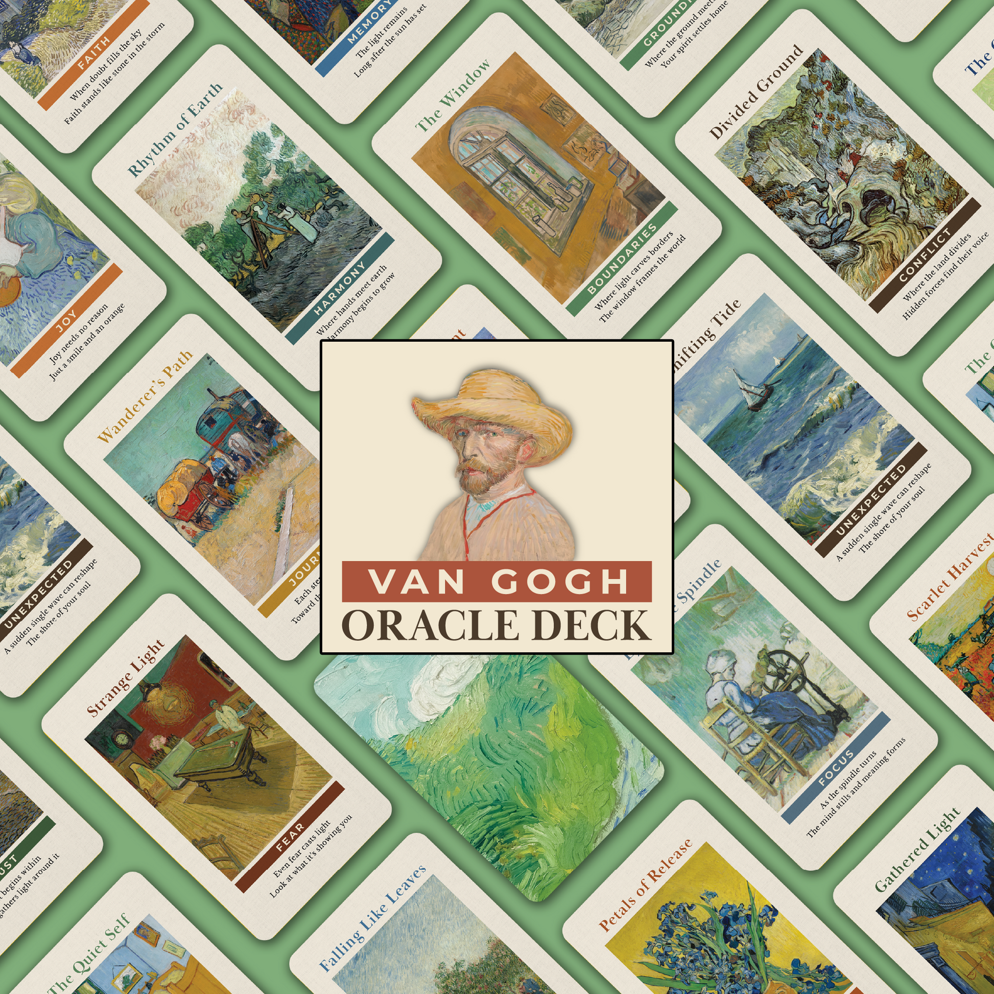 Van Gogh Oracle Deck: 48-Card Art-Inspired Set for Self-Discovery & Spiritual Growth